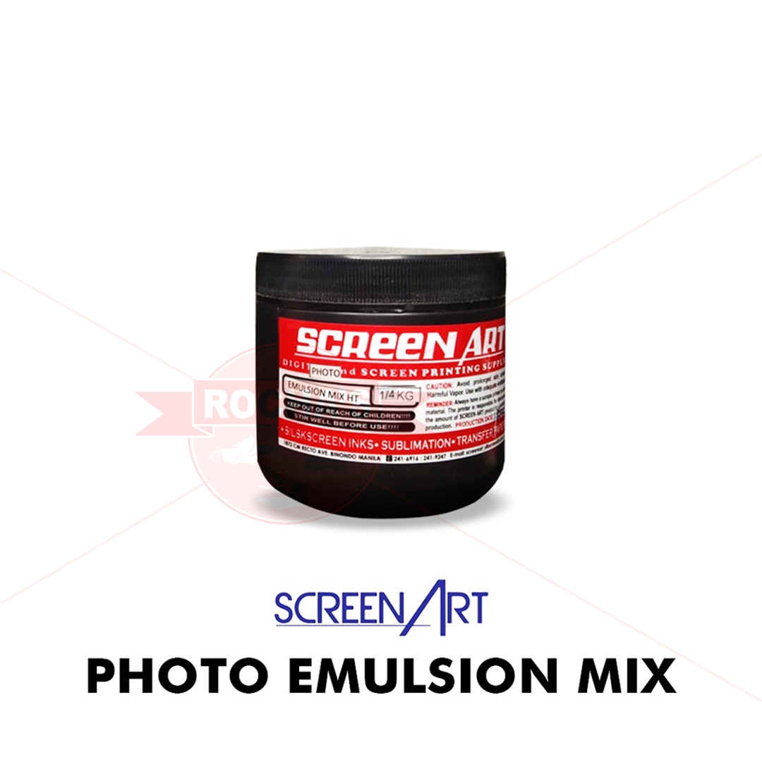 SCREEN ART] PHOTO EMULSION READY TO USE - 1/4 KILO (SCREEN PRINTING) –  ROCHAS